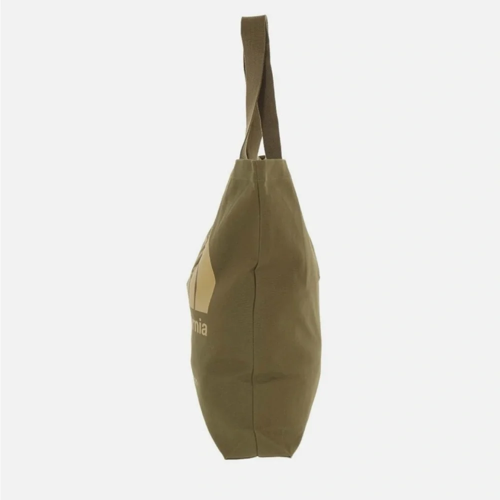 North Face Organic Cotton Tote Bag Military Olive - Picture 5 of 13